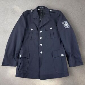 Vintage German Bundeswehr Brandschutz Fire Service‎ Dress Jacket